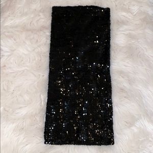 Sequin stretchy dress